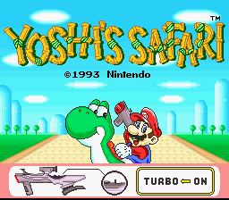 Yoshi's Safari screenshot 3 for Super Famicom